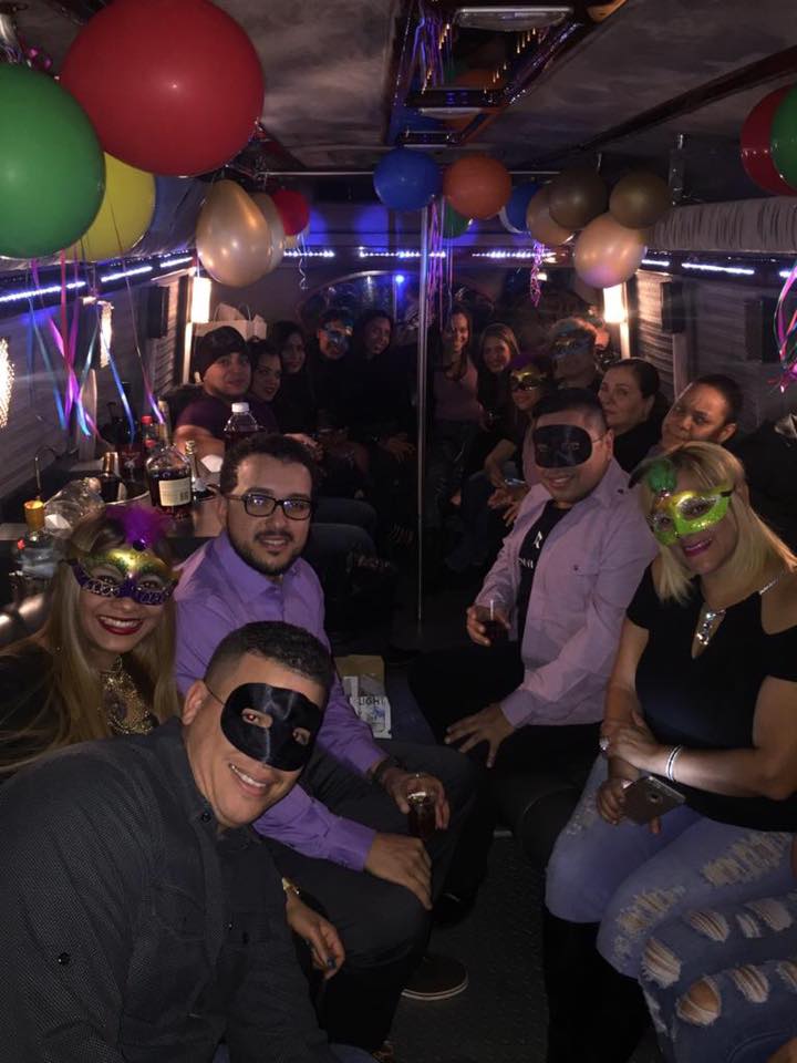 Party on bus